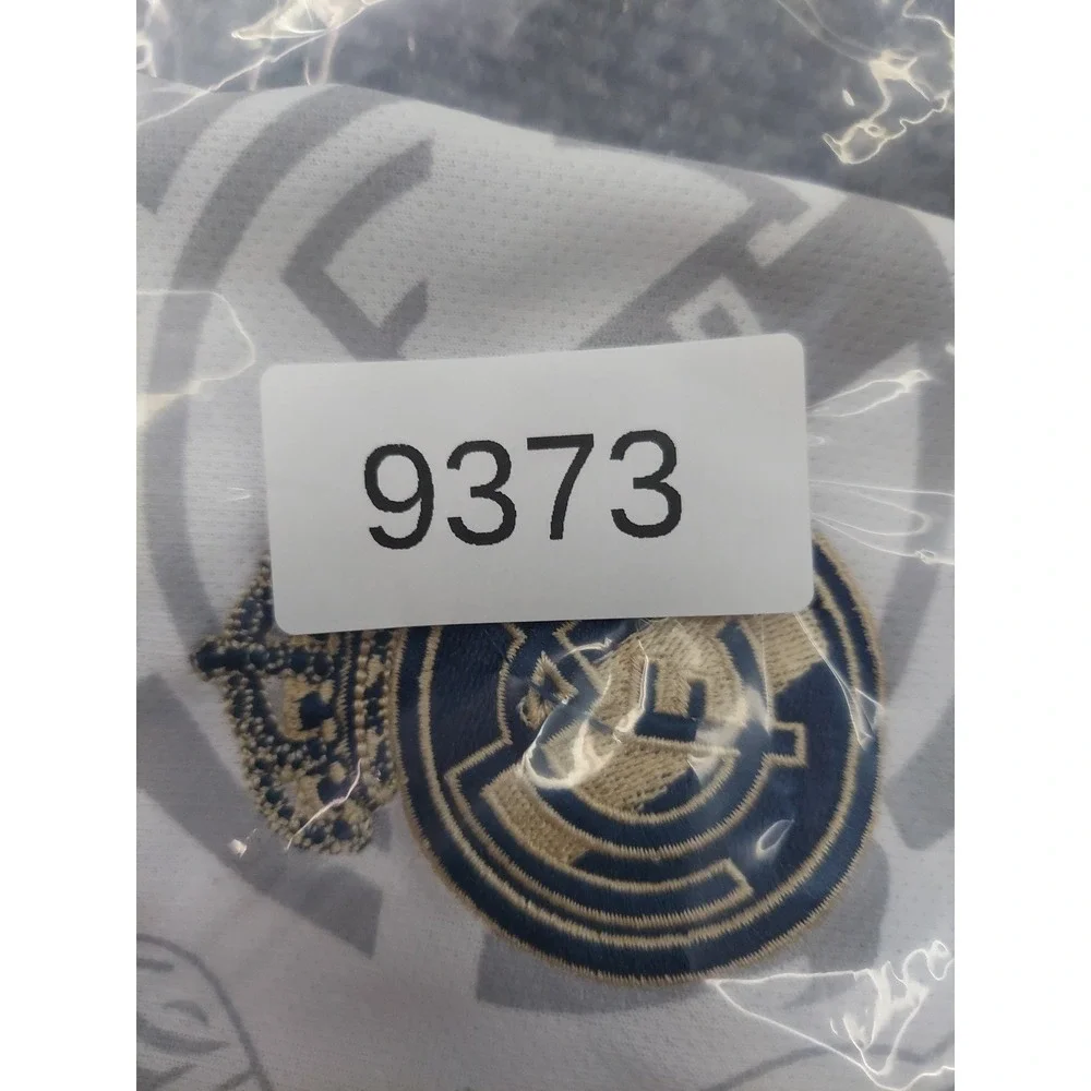 Adidas Real Madrid Emirates Polo‎ Jersey Mens Large Slim Fit White Black '23-24